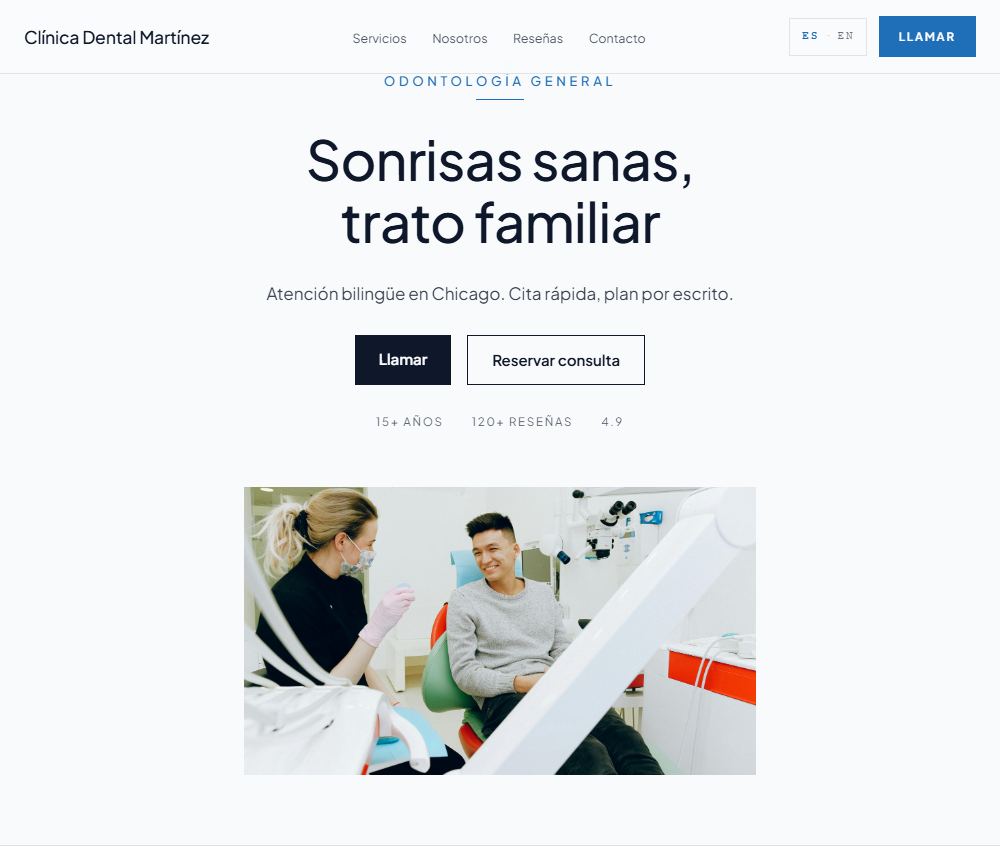 Clínica Nítida — Centrado
