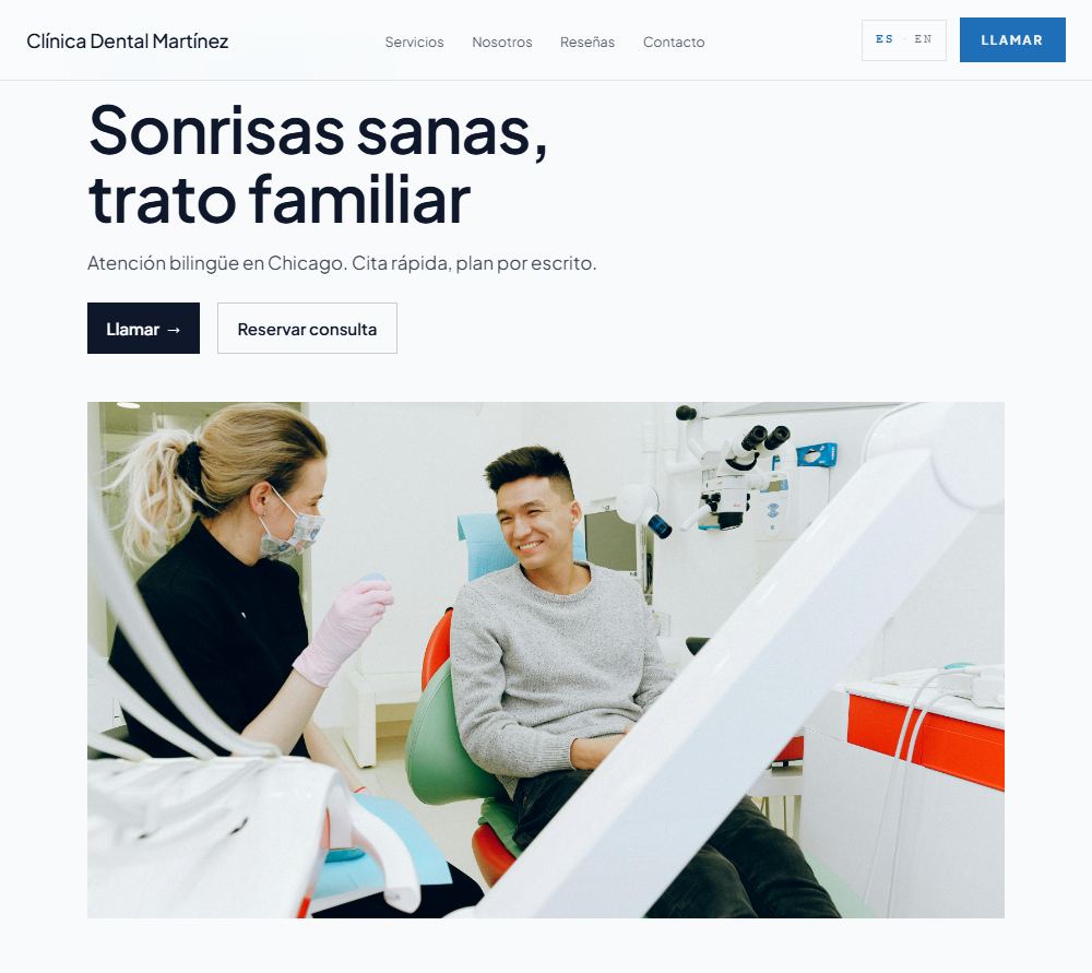 Clínica Nítida — Ficha apilada